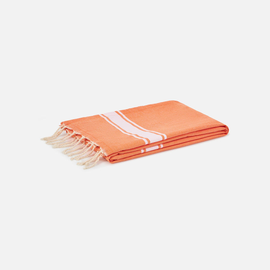 Mc2 Saint Barth Telo fouta arancio fluo doppiato con spugna Presa