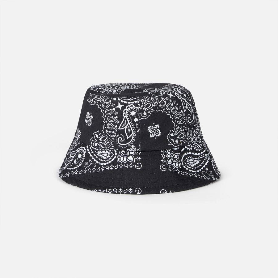 Mc2 Saint Barth Cappello modello pesactore in cotone con ricamo frontale e motivo bandana Outlet