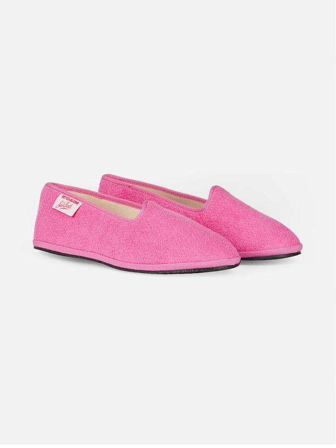 Mc2 Saint Barth Mocassino pantofola da donna in spugna rosa | MY CHALOM SPECIAL EDITION Offerta esclusiva