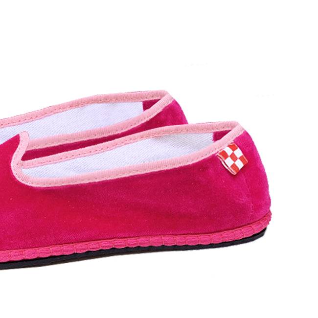 Mc2 Saint Barth Pantofole friulane in velluto fucsia Offerta Pasqua