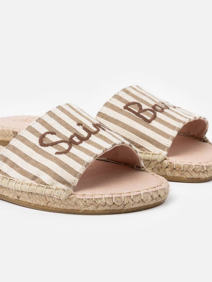 Mc2 Saint Barth Sabot espadrillas da donna Luz con ricamo Saint Barth Offerta per la Festa della Mamma