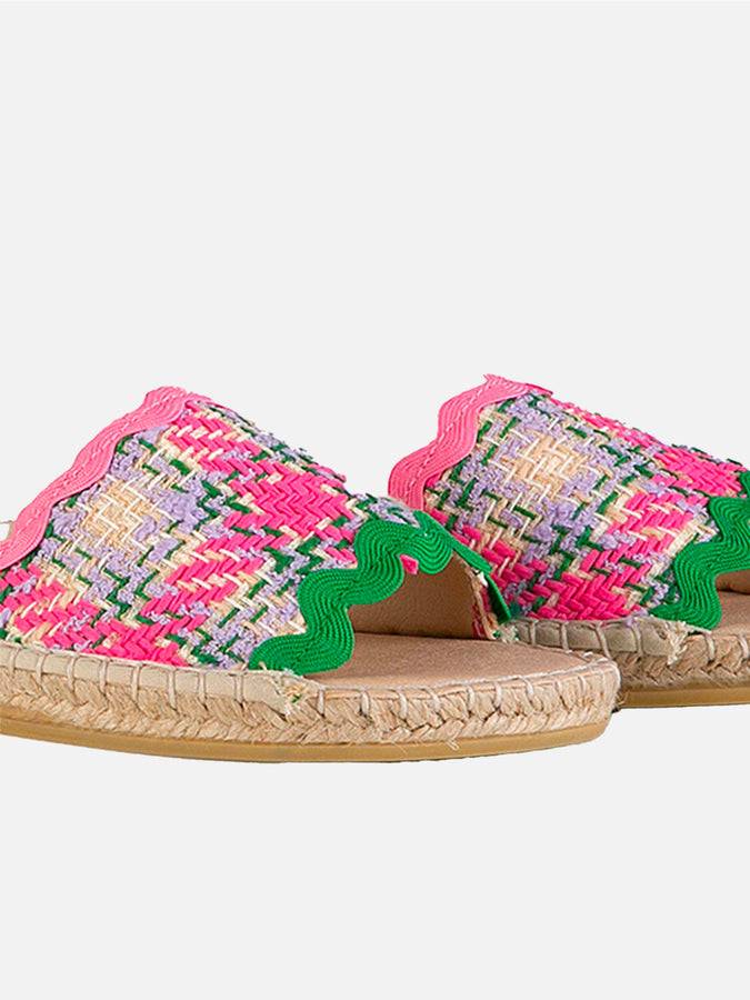 Mc2 Saint Barth Espadrilla da donna con tweed multicolor Offerta San Valentino
