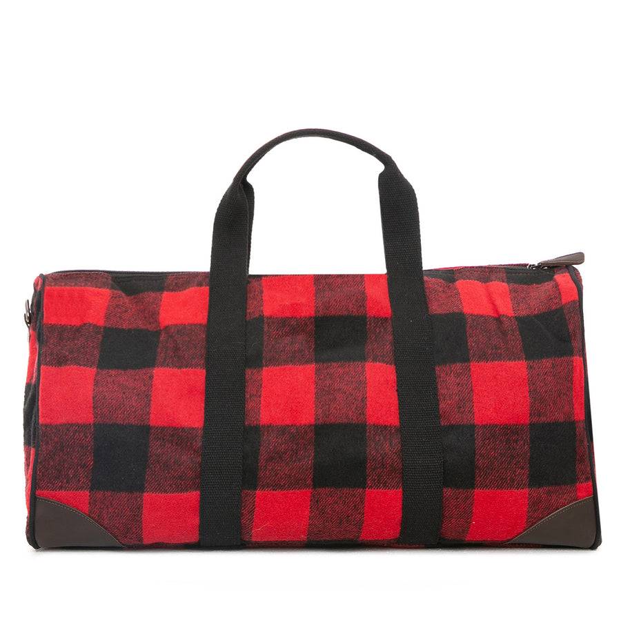 Mc2 Saint Barth Borsone da viaggio con stampa tartan Enormi risparmi