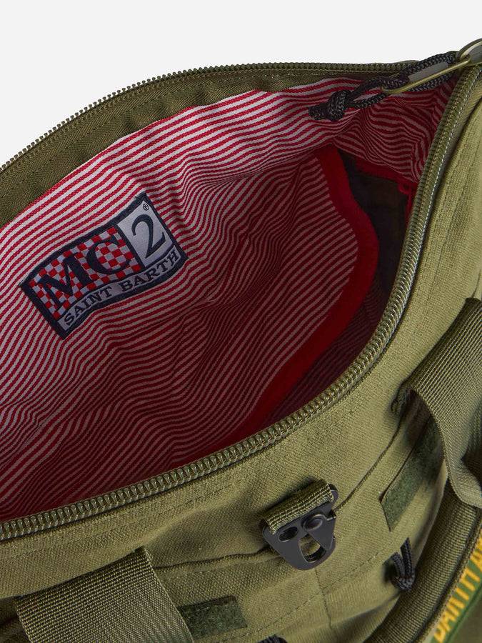 Mc2 Saint Barth Zaino in tela verde militare Super Saving Price
