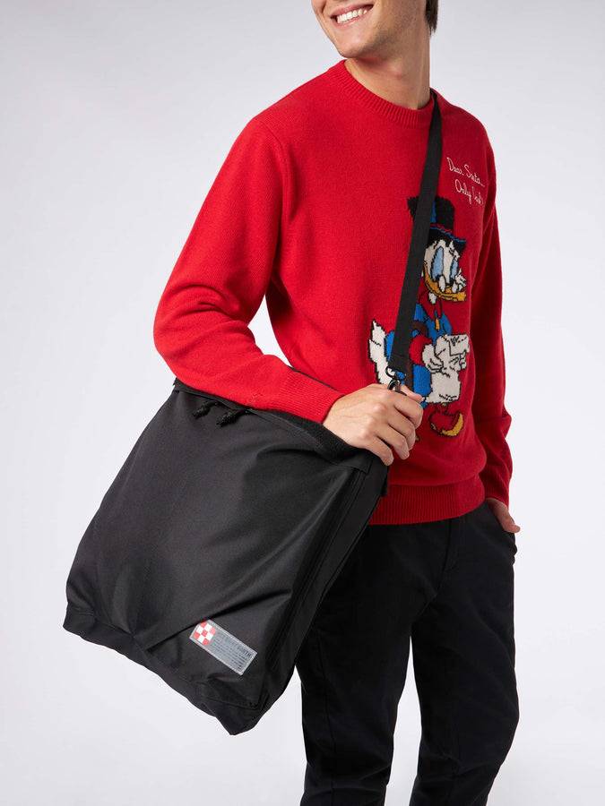 Mc2 Saint Barth Zaino in tessuto tecnico nero Offerta settimanale