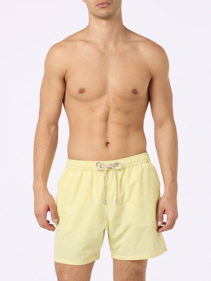 Mc2 Saint Barth Costume da bagno da uomo di media lunghezza Patmos di colore giallo pallido Fino al 65% di sconto