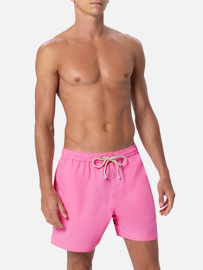 Mc2 Saint Barth Pantaloncino da bagno uomo di media lunghezza rosa Patmos Offerta speciale della fabbrica