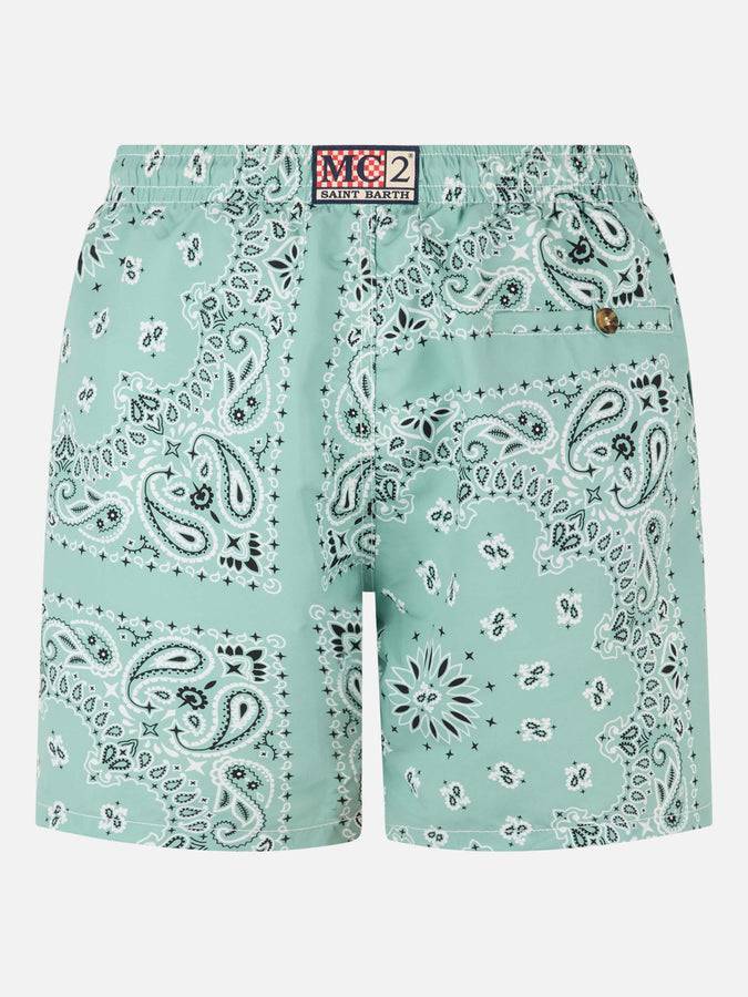 Mc2 Saint Barth Costume da bagno da uomo media lunghezza verde salvia Caprese Acquista Ora