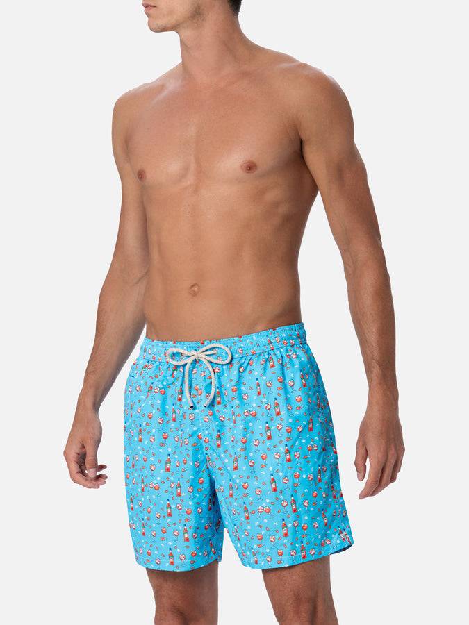 Mc2 Saint Barth Costume da bagno da uomo in tessuto leggero Lighting Micro Fantasy con stampa Aperol Spritz | EDIZIONE SPECIALE APEROL Shopping online