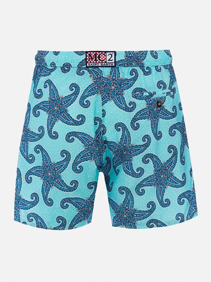 Mc2 Saint Barth Costume da uomo in tessuto leggero Lighting 70 con stampa paisley Offerte esclusive
