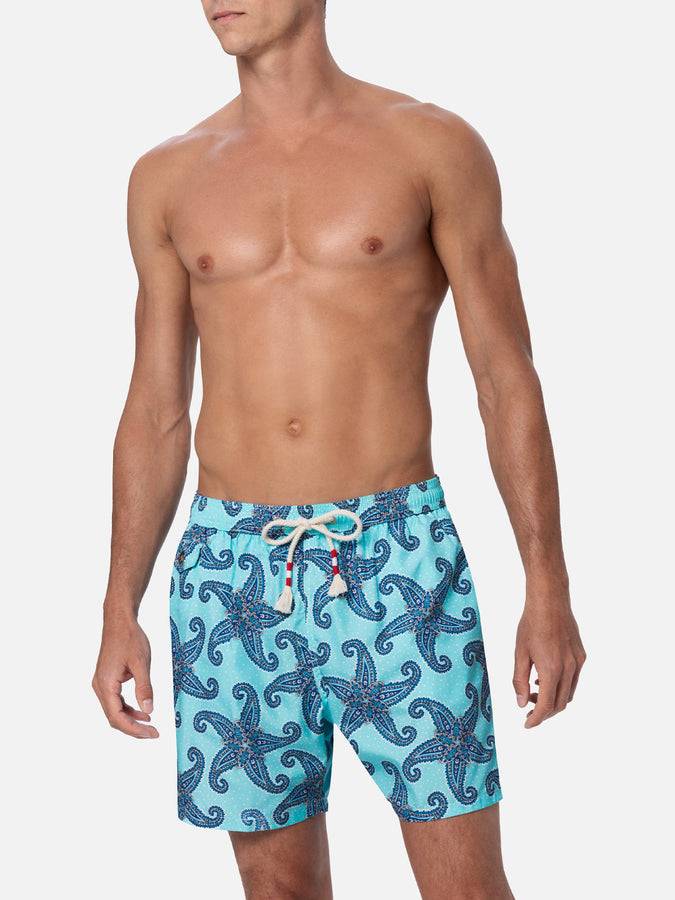 Mc2 Saint Barth Costume da uomo in tessuto leggero Lighting 70 con stampa paisley Offerte esclusive
