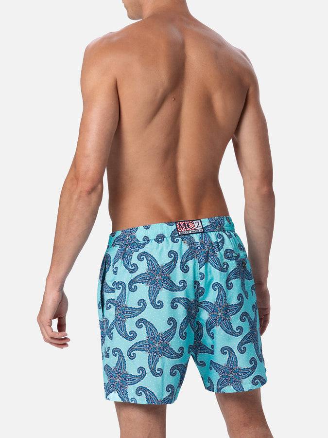 Mc2 Saint Barth Costume da uomo in tessuto leggero Lighting 70 con stampa paisley Offerte esclusive