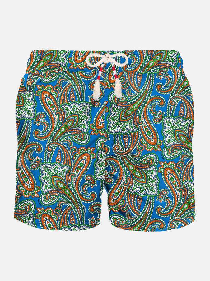 Mc2 Saint Barth Costume da bagno da uomo in tessuto leggero con stampa paisley Bestseller