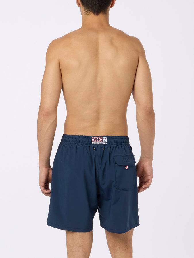 Mc2 Saint Barth Costume uomo Comfort con ricamo Dal Padel alla Brace | EDIZIONE SPECIALE INSULTI LUMINOSI Comprane uno, ottenene uno gratis