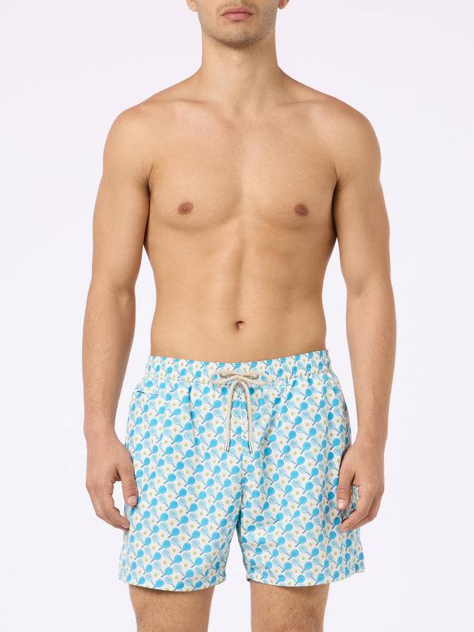 Mc2 Saint Barth Costume da bagno da uomo in tessuto leggero Lighting Micro Fantasy con stampa padel Offerte giornaliere