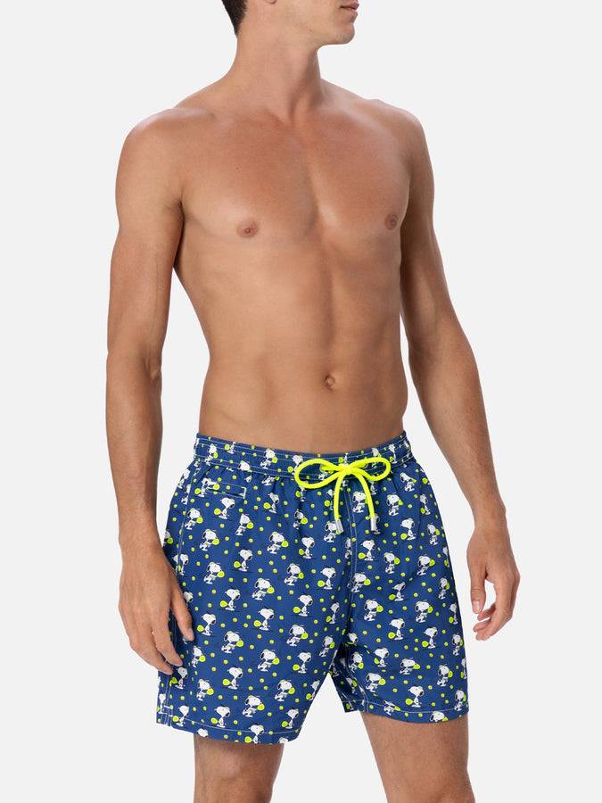 Mc2 Saint Barth Costume da bagno da uomo in tessuto leggero Lighting Micro Fantasy con stampa padel Snoopy | EDIZIONE SPECIALE SNOOPY PEANUTS™ Enormi risparmi