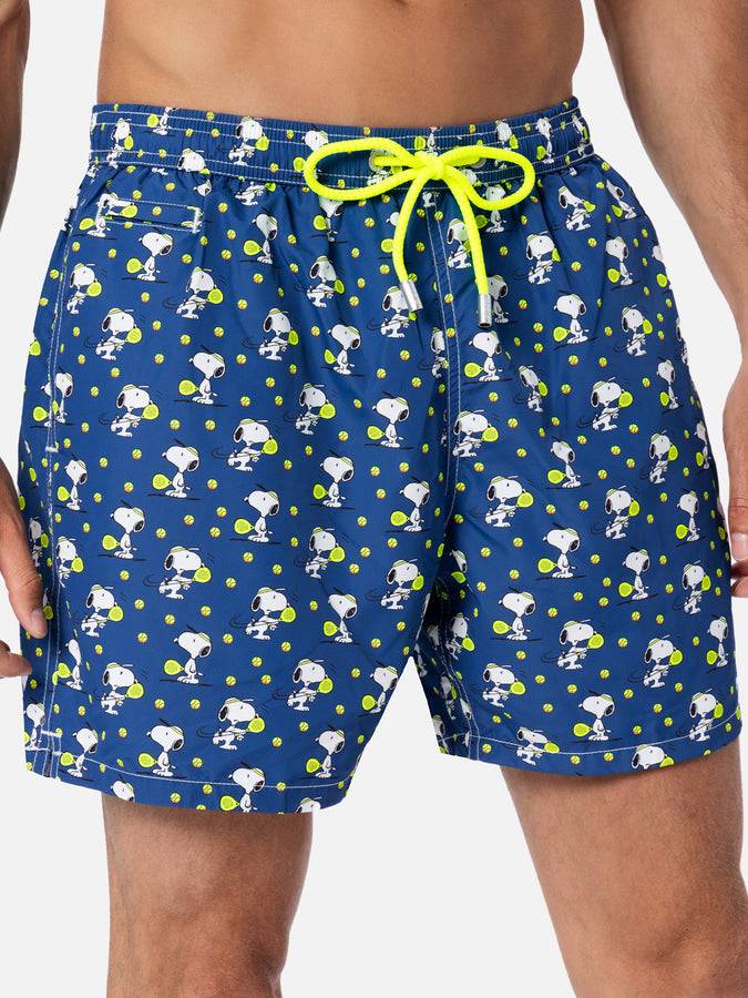 Mc2 Saint Barth Costume da bagno da uomo in tessuto leggero Lighting Micro Fantasy con stampa padel Snoopy | EDIZIONE SPECIALE SNOOPY PEANUTS™ Enormi risparmi