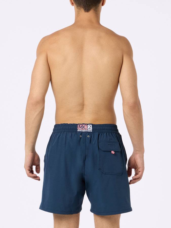 Mc2 Saint Barth Costume uomo Comfort con ricamo Dal Padel alla Brace | EDIZIONE SPECIALE INSULTI LUMINOSI Sostegno trimestrale
