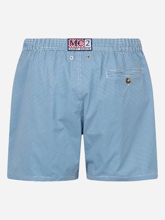 Mc2 Saint Barth Costume da bagno uomo Comfort Light con stampa vichy Offerta