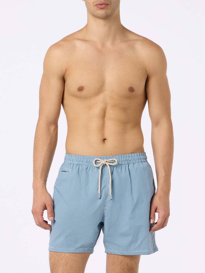 Mc2 Saint Barth Costume da bagno uomo Comfort Light con stampa vichy Offerta
