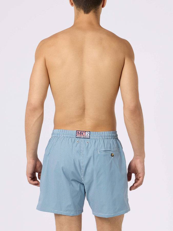Mc2 Saint Barth Costume da bagno uomo Comfort Light con stampa vichy Offerta