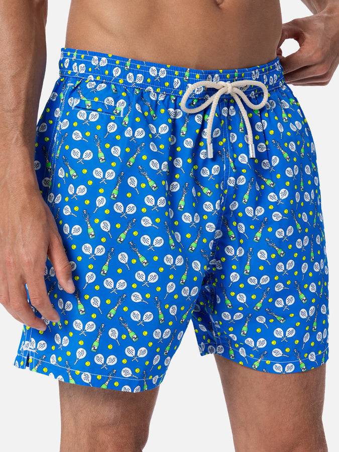 Mc2 Saint Barth Costume da uomo in tessuto leggero Lighting Micro Fantasy con stampa vincitore padel Offerte