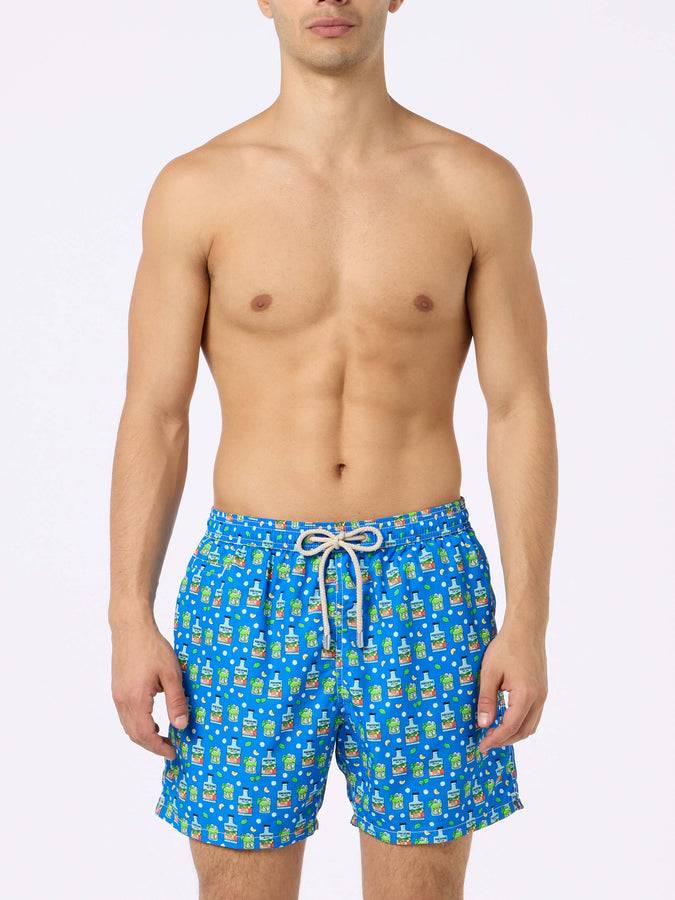 Mc2 Saint Barth Costume da bagno uomo in tessuto leggero Lighting Micro Fantasy con stampa Paloma Portofino Gin | PORTOFINO DRY GIN EDIZIONE SPECIALE Vendite Flash