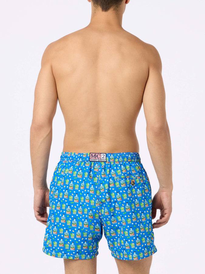 Mc2 Saint Barth Costume da bagno uomo in tessuto leggero Lighting Micro Fantasy con stampa Paloma Portofino Gin | PORTOFINO DRY GIN EDIZIONE SPECIALE Vendite Flash