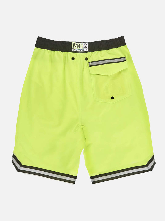 Mc2 Saint Barth Costume da bagno giallo fluo stile surf Offerta temporanea
