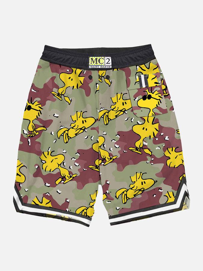 Mc2 Saint Barth Pantaloncini da bagno lunghi con stampa Woodstock | WOODSTOCK - EDIZIONE SPECIALE PEANUTS™ Lightning offer