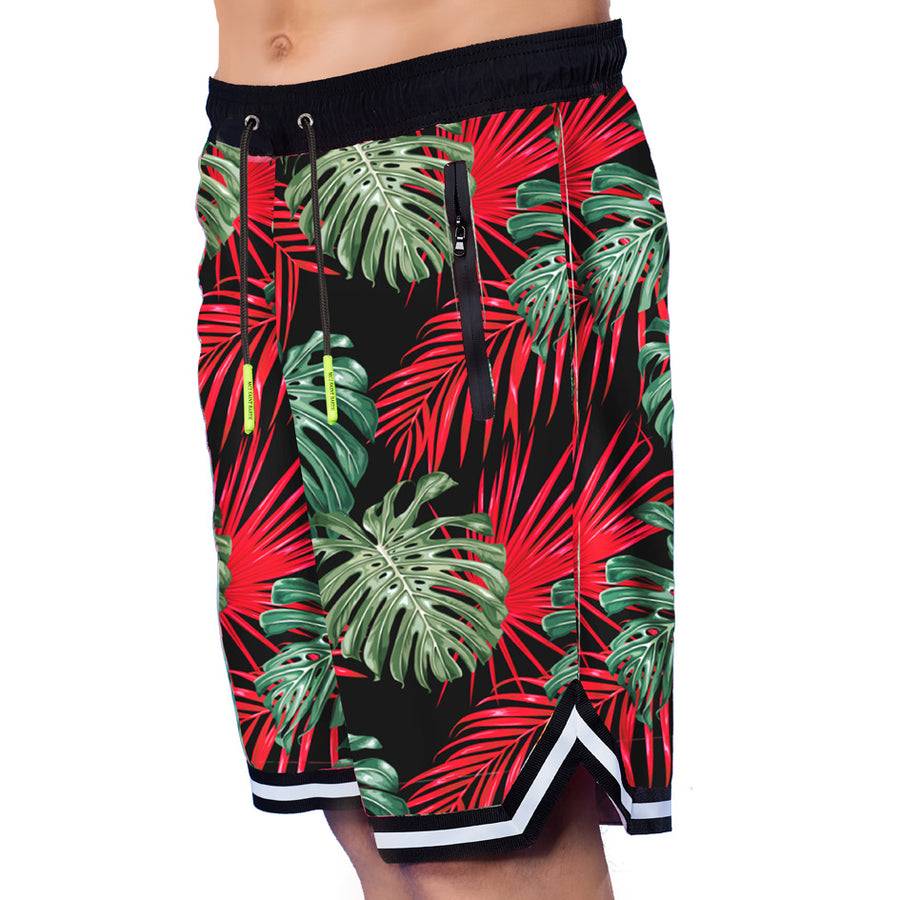 Mc2 Saint Barth Pantaloncini da bagno con stampa tropicale stile surf Offerte stagionali