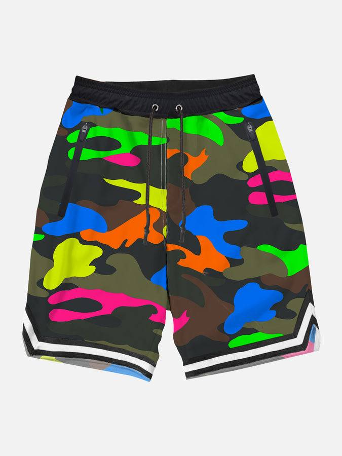 Mc2 Saint Barth Costume da bagno mimetico fluo multicolor stile surf