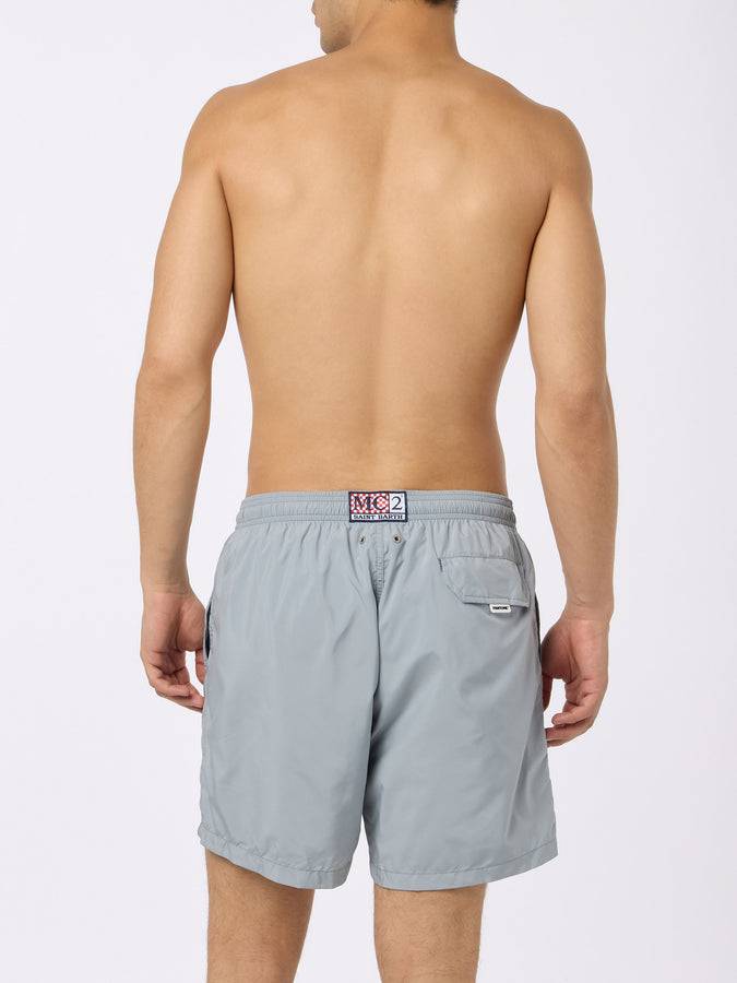 Mc2 Saint Barth Man lightweight fabric grey swim-shorts Lighting Pantone | PANTONE SPECIAL EDITION Ritorno libero