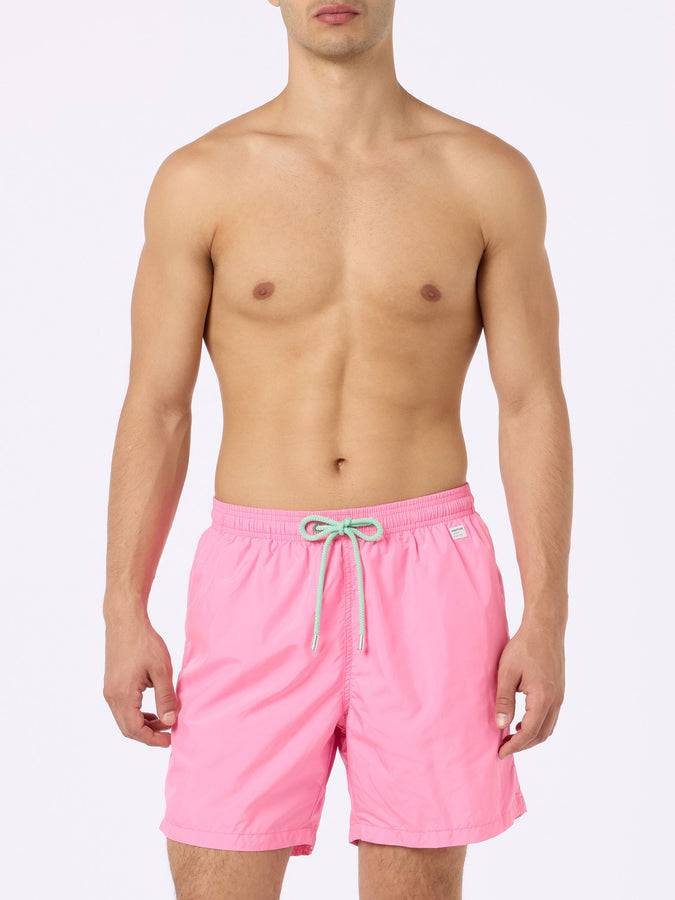 Mc2 Saint Barth Costume uomo tessuto leggero rosa Lighting Pantone | EDIZIONE SPECIALE PANTONE Rilascio limitato