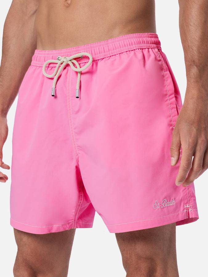 Mc2 Saint Barth Pantaloncino da bagno uomo di media lunghezza rosa Patmos Solo un giorno rimasto