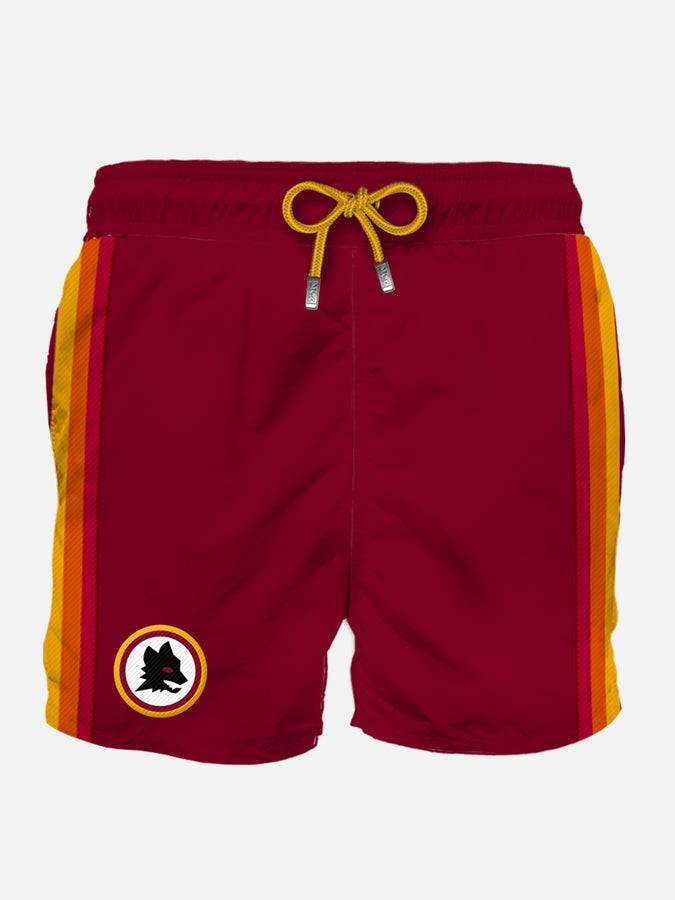 Mc2 Saint Barth Costume da bagno classico da uomo con patch AS ROMA | AS ROMA EDIZIONE SPECIALE Negozi Online