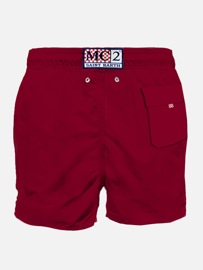 Mc2 Saint Barth Costume da bagno classico da uomo con patch AS ROMA | AS ROMA EDIZIONE SPECIALE Negozi Online