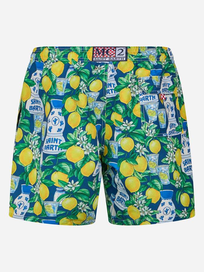 Mc2 Saint Barth Costume da bagno da uomo Gustavia lunghezza media con stampa tequila Sottocosto