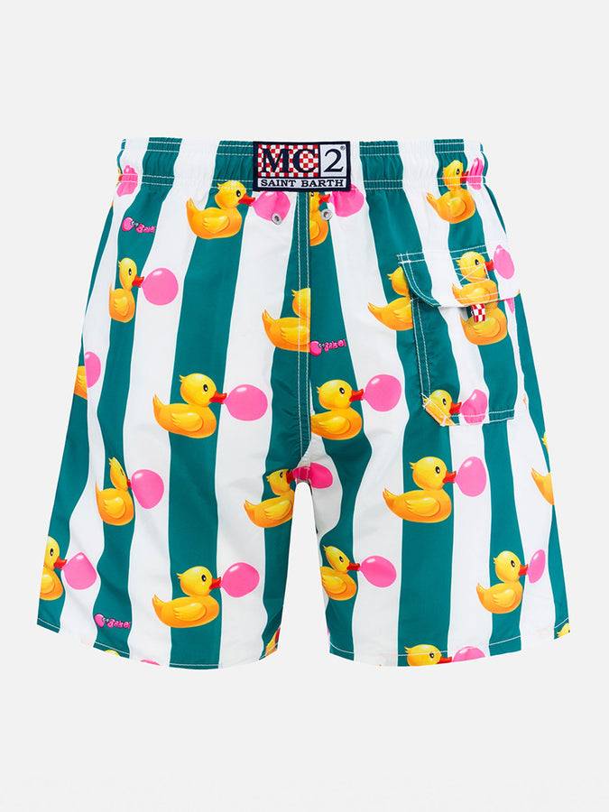 Mc2 Saint Barth Costume da bagno da uomo Gustavia lunghezza media con stampa paperelle Big Babol | EDIZIONE SPECIALE BIG BABOL Novità