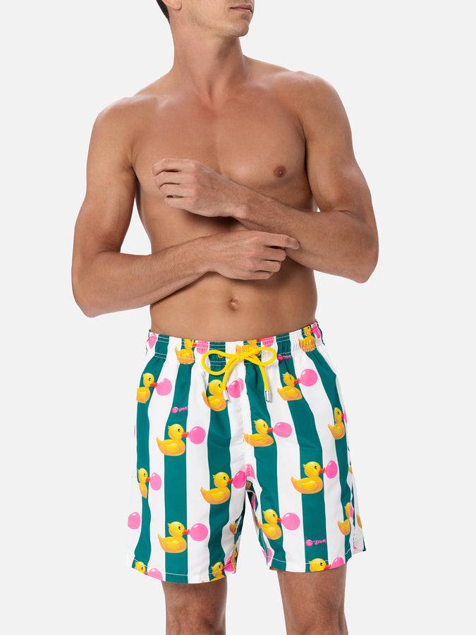 Mc2 Saint Barth Costume da bagno da uomo Gustavia lunghezza media con stampa paperelle Big Babol | EDIZIONE SPECIALE BIG BABOL Novità