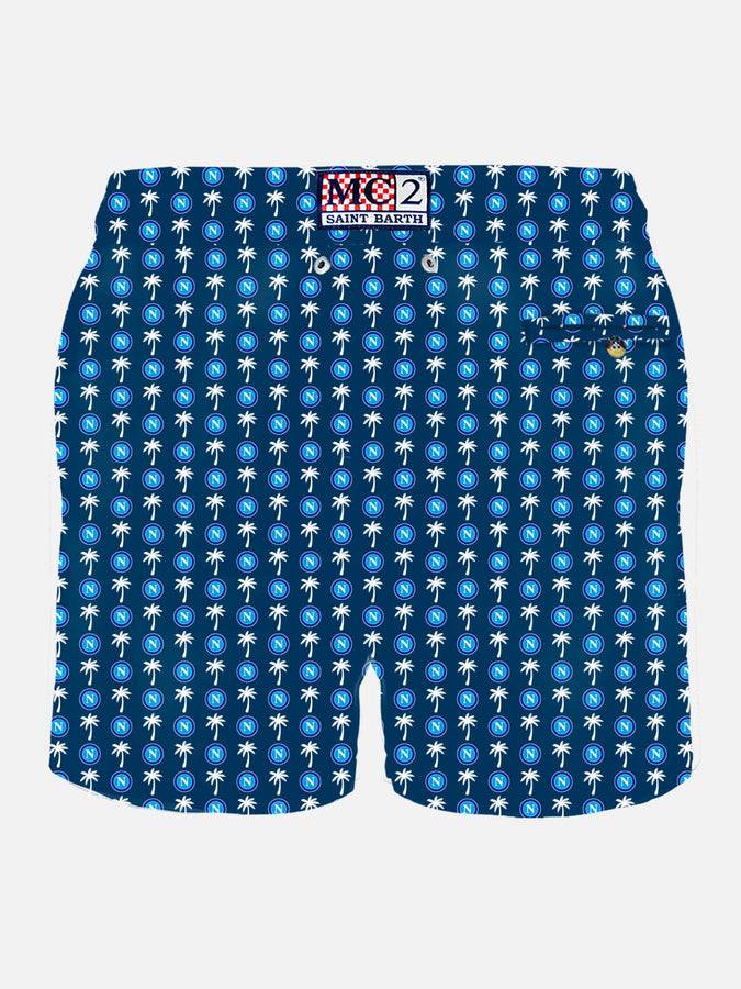 Mc2 Saint Barth Costume da bagno da uomo in tessuto leggero con stampa logo Napoli | SSC NAPOLI EDIZIONE SPECIALE Online