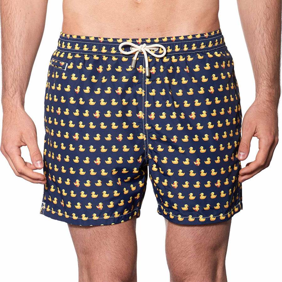 Mc2 Saint Barth Costume da bagno da uomo in tessuto leggero stampa papere Hotsell