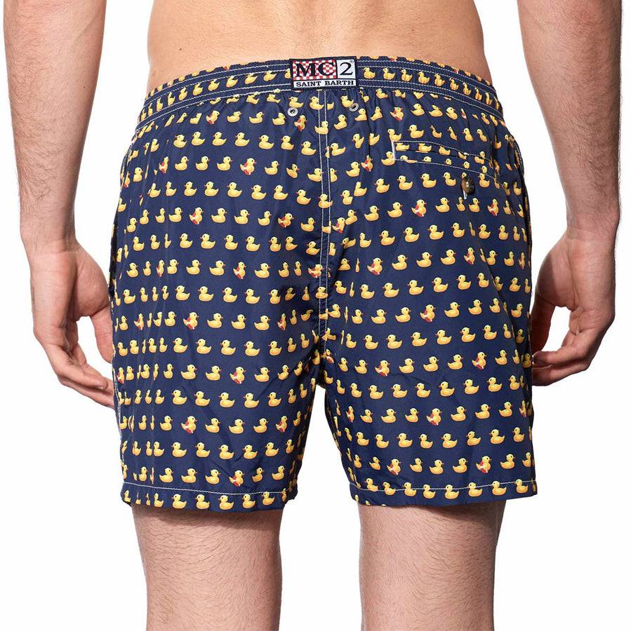 Mc2 Saint Barth Costume da bagno da uomo in tessuto leggero stampa papere Hotsell