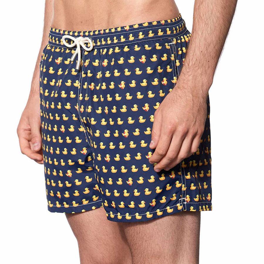 Mc2 Saint Barth Costume da bagno da uomo in tessuto leggero stampa papere Hotsell
