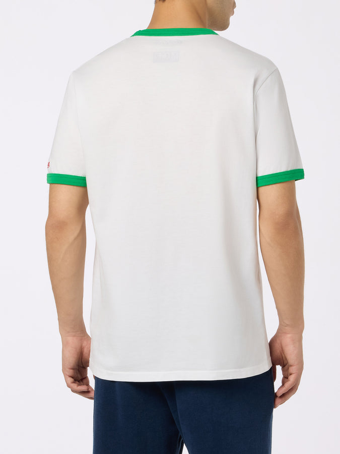 Mc2 Saint Barth Man cotton t-shirt with Sprite print | COCA-COLA® SPECIAL EDITION Offerta Pasqua