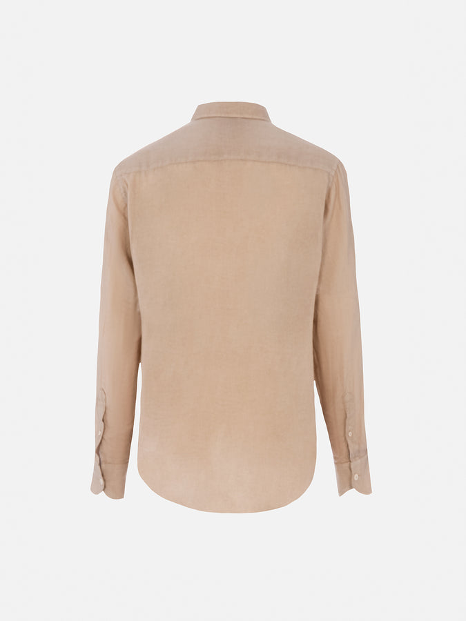 Mc2 Saint Barth Man beige linen shirt Pamplona Offerte stagionali