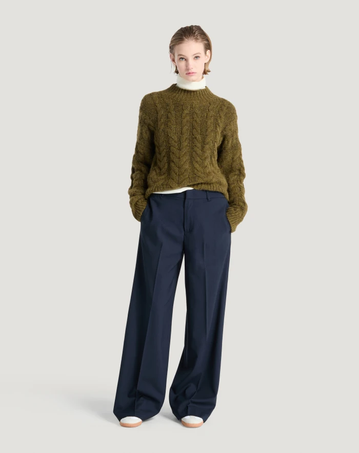 Pantaloni Torino Pantaloni Lorenza in lana Qualità