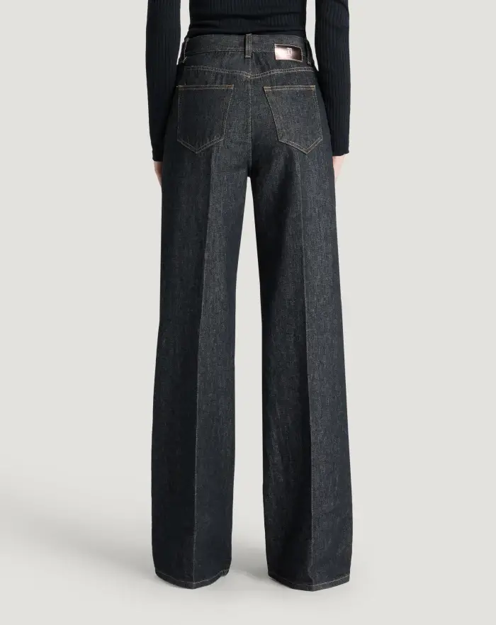 Pantaloni Torino Jeans Cyndi in black denim Promozione