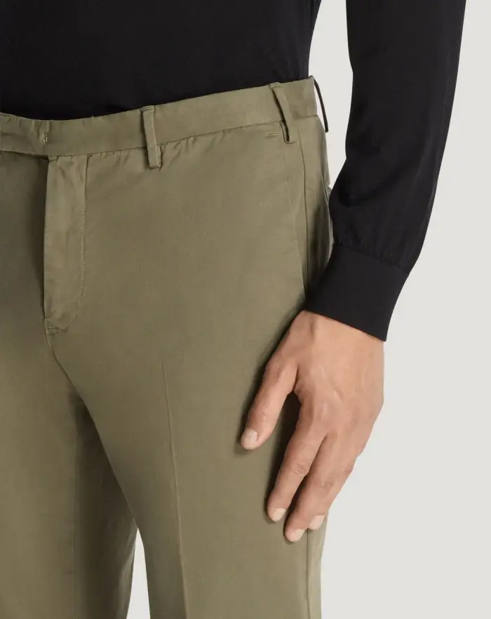 Pantaloni Torino Pantaloni Skinny in cotone batavia In Saldo