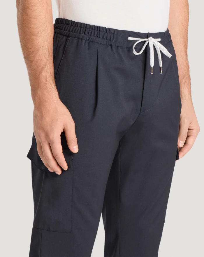 Pantaloni Torino Pantaloni Soft in techno lana Ultimi due giorni